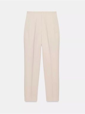 NWT Zara High-Waist Light Beige Trousers
